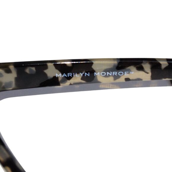 MARILYN MONROE WOMEN'S READING GLASSES +2.00 - GRAY & BLACK RECTANGLE FRAME - Picture 3 of 3